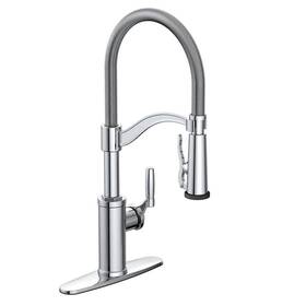 D00231c Glacier Bay Bryson Single-handle Spring Sprayer Kitchen Faucet With Metal In