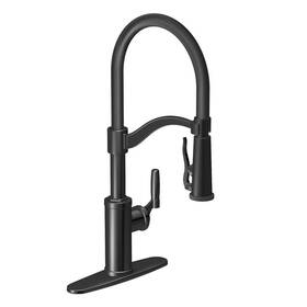 D00231o Glacier Bay Bryson Single-handle Spring Sprayer Kitchen Faucet With Metal In Matte