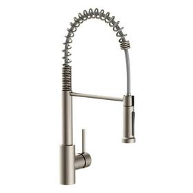 D00236b Glacier Bay Single-handle Pull Down Spring Sprayer Kitchen Faucet In Brushed Nickel