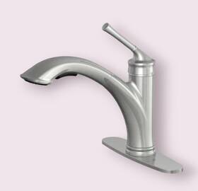 Fp3c0001sp Glacier Bay Hemming Pull-out Sprayer Kitchen Sink Faucet Stainless Steel
