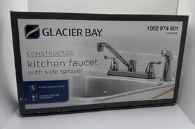 Hd67099-1a01 Glacier Bay Constructor Kitchen Faucet With Side Sprayer 1002 974 601 Chrome