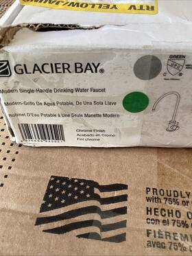 Hd67547-0001 Glacier Bay Modern Single-handle Water Filtration Faucet In Chrome Open Box