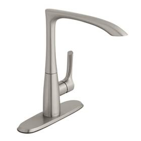 Hd67644-0108d2 Glacier Bay Menlo Contemporary Single-handle High-arc Standard Kitchen Faucet In