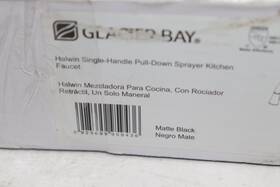 Hd67726w-2010h Glacier Bay Halwin 1-handle Pull-down Sprayer Kitchen Faucet Matte Black