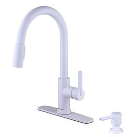 Hd67780-100602 Glacier Bay Pull-down Sprayer Kitchen Faucet Single-handle With Turbospray White