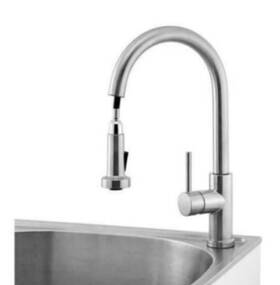 Hd67780-1208d2 Glacier Bay Pull-down Sprayer Kitchen Faucet Brushed Nickel Stainless Steel