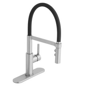 Hd67859-0008d2 Glacier Bay Statham Single-handle Pull-down Sprayer Spring Neck Kitchen Faucet With And In