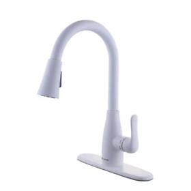 Hd67858-0073 Glacier Bay Kitchen Faucet With Single-handle Dual Stainless Steel Matte Black
