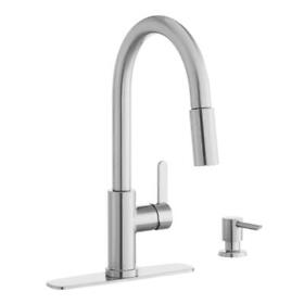 Fp1b4202ss Glacier Bay Pull Down Kitchen Faucet 6.69 In. Advanced Spray Stainless Steel