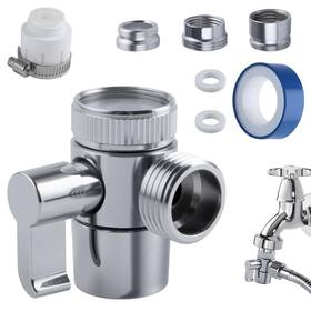Ht0451-fba Gold Deer Faucet Diverter Valve With Aerator 3 Way For Hand Held Shower