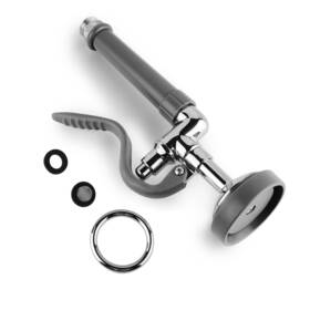 Gosifaca 774144726477 Commercial Sink Sprayer Pre Rinse With Ergonomic Handle 1.42gpm Dish Nozzle