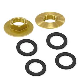 Gotonovo 741376396358 Lock Nuts To Secure 1/2 Inch Diameter 1.5 Inches Length Gold