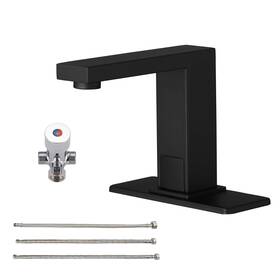 18108-c-2 Greenspring Touchless Bathroom Faucets Commercial Sink Faucet With Hole Black
