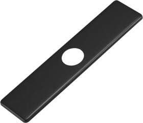 Greenspring 445043346358 Matte Black Faucet Plate Sink Hole Cover Deck 10 Inch 1 Or 3