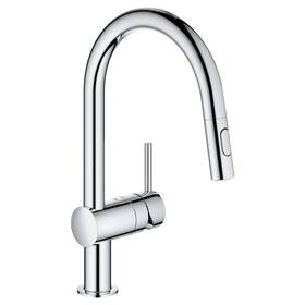 Grohe 005176465048 Minta 1.75 Gpm Single Hole Pull Down Kitchen Faucet