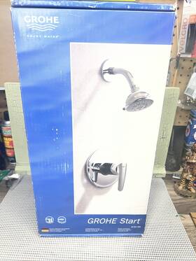 19914000 Grohe Start Chrome 1-handle Shower Faucet Multi-function Head New
