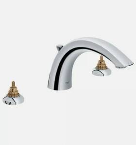 25071000 Grohe Arden 8 Inch Widespread Two-handle Bathroom Faucet Chrome Finish Tun Filler