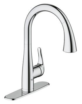 30211001 Grohe Elberon Single Handle 1 Hole Pull-down Kitchen - Chrome
