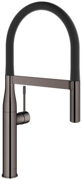 30295a00 Grohe 30 295 Essence 1.75 Gpm 1 Hole Pull Out Kitchen Faucet - Hard Graphite