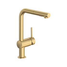 30300gn0 Grohe 30 300 Minta Pull-out Spray Kitchen Faucet - Brushed Cool Sunrise