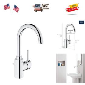 30318000 Grohe Gloucester Chrome Single Handle Kitchen Faucet With Sprayer