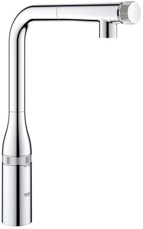 31616000 Grohe 31 616 Essence 1.75 Gpm 1 Hole Pull Down Kitchen Faucet - Chrome