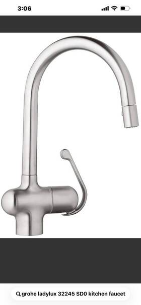 32245 Grohe Ladylux Pro Single-handle Pull Down Kitchen Faucet Stainless Steel