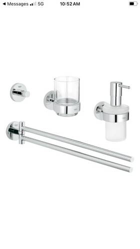 40846001 Grohe Washbasin Set 4 In 1 Essentials Missing Circled Piece