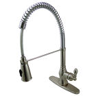 Gsy8891acl Kingston Brass American Classic Pull Down Single Handle Kitchen Faucet