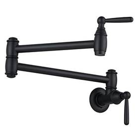 2314900b-us-b Guangzhoushibenhaoweiyuyouxiangongsi Black Pot Filler Modern Faucet Wall Mount Kitchen Folding
