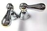 H217cb Delta Botanical Lavatory Sink Faucet Handles Levers Shiny Chrome Brass