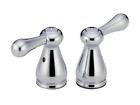 H278 Delta Leland Lever Handle Set Handles With Finial Chrome New