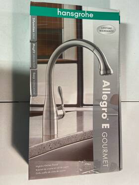 04066000 Hansgrohe Allegro E Gourmet Kitchen Faucet Chrome Pull-down Higharc