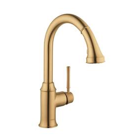 04215250 Hansgrohe 04215 Talis C 1.75 Gpm Pull Down Kitchen Faucet Higharc - Brushed Gold