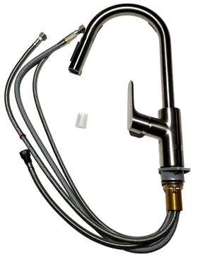 04505000 Hansgrohe Kitchen Faucet Pull-down High Arc Chrome 04505 Focus 1.75 Gpm