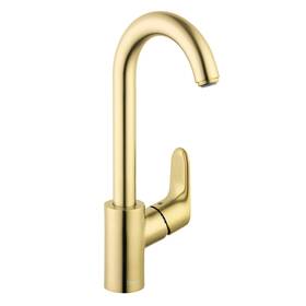 04507251 Hansgrohe Focus Gold Bar Kitchen Faucet Sink Single Hole Fo