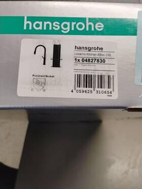 04827830 Hansgrohe Locarno High Arc Kitchen Faucet 17ftft In Polished Nickel R5