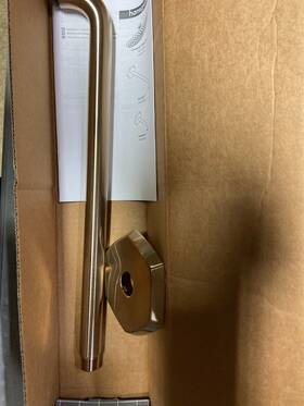 04833140 Hansgrohe Locarno Showerarm Brushed Bronze
