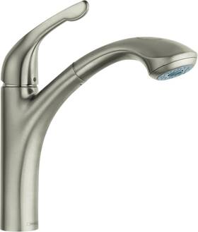 4076860 Hansgrohe Allegro Kitchen Faucet With Pull Out Spray Handle - Brushed Stainless