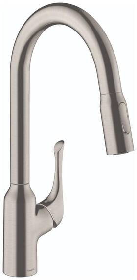 71843801 Hansgrohe 71843 Allegro N 1.75 Gpm 1 Hole Pull Down Kitchen - Silver