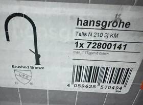 72800141 Hansgrohe Talis N Pulldown Spray Ostyle Kitchen Faucet Brushed Bronze