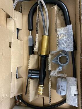72846671 Hansgrohe Talis N Black High Arc Kitchen Faucet With Pull Down Sprayer Magnetic
