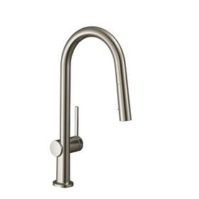 72846801 Hansgrohe 72846 Talis N 1.75 Gpm 1 Hole Pull Down Kitchen Faucet - Silver