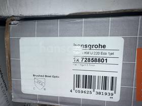 72858801 Hansgrohe Talis N Swivel Kitchen Faucet Stainless Steel Optic New 450