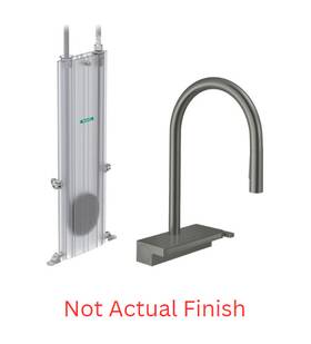 73831671-d Hansgrohe 73831671 Aquno Select High Arc Kitchen Faucet In Matte Black New