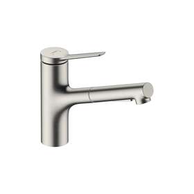 74810801 Hansgrohe 74810 Zesis 1.5 Gpm 1 Hole Pull-out Two Spray Kitchen - Stainless