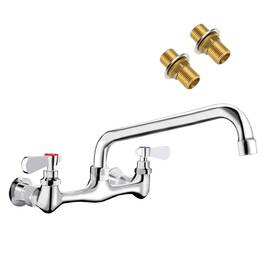 Hardura Restaurant Equipment 976057838023 Commercial Kitchen Sink Faucet Wall Mount Utility Lead-fr