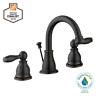 Hd67389w-6227d Glacier Bay Mandouri Widespread Bathroom Faucet Bronze Open 6925699938684