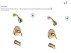 Hd873x-0802 Glacier Bay Builders Polished Brass Tub Shower Faucet Valve