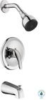 Hd874x-0001 Glacier Bay Bathtub Shower Faucet Combo Chrome Finish